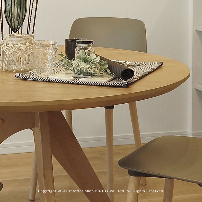 ダイニングテーブル 円形ダイニングテーブル 丸テーブル 食卓 開梱設置