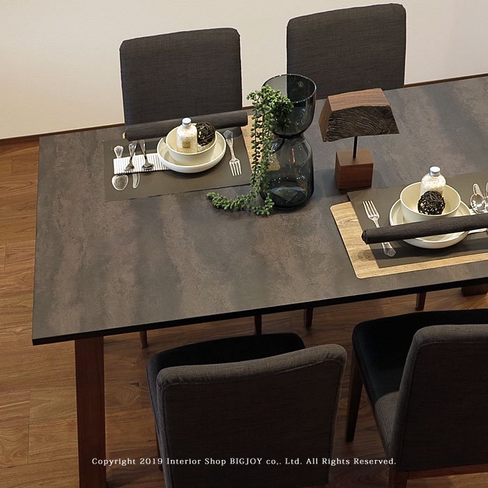【82%OFF!】 インテリアMOKAテーブル ダイニングテーブル 幅165cm 高圧メラミン メラミン化粧板 木製 kids-nurie.com