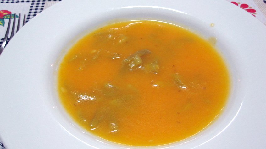 Sopa de feijão （お豆のスープ）のレシピ