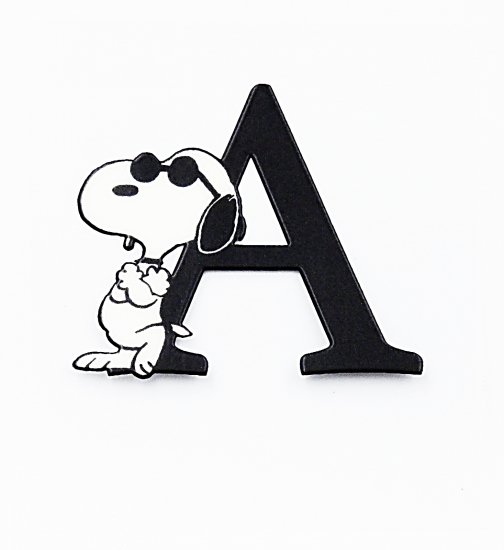 Peanuts Snoopy スヌーピー 耐熱 耐水 アルファベットステッカー ａ Sc Sticker