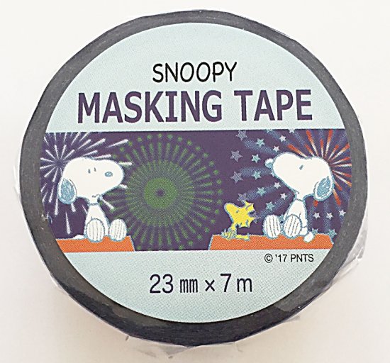 Peanuts Snoopy スヌーピー マスキングテープ 花火 ハナビ Sc Sticker