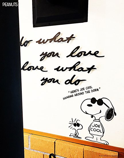Peanuts Snoopy スヌーピー 貼って剥がせるウォールステッカー 大判 ｊｏｅ ｃｏｏｌ Sc Sticker