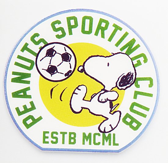 Peanuts Snoopy スヌーピー 貼って剥がせる 幅広耐熱耐水ステッカー スヌーピー サッカー Sc Sticker