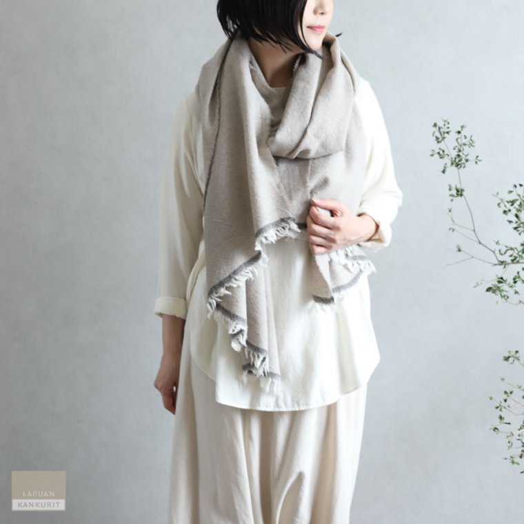2023AW】LAPUAN KANKURIT ラプアン・カンクリ KOLI merino wool scarf 