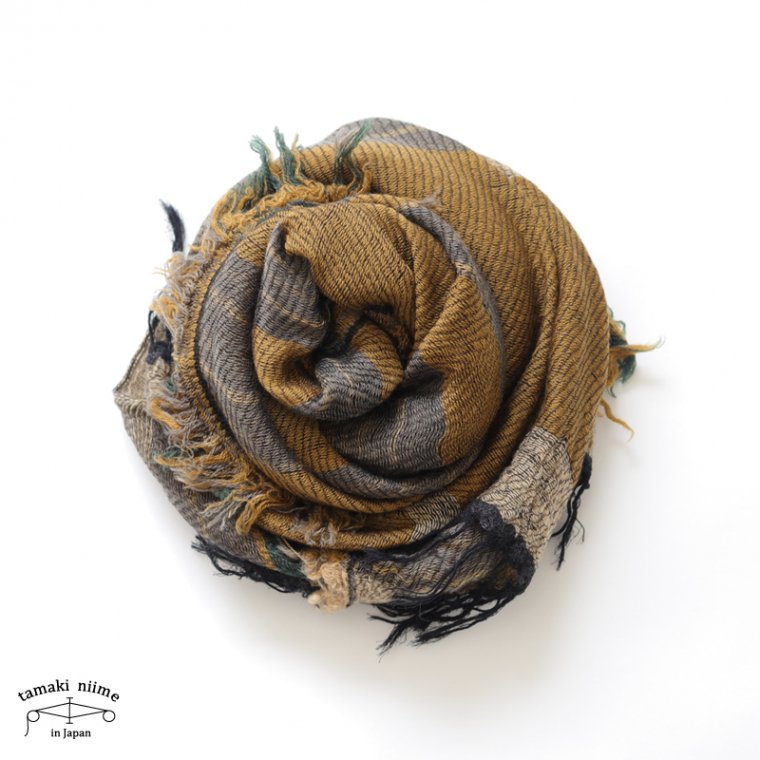 tamaki niime ڿ roots shawl wool middle 롼ĥ硼 70 åȥ30 