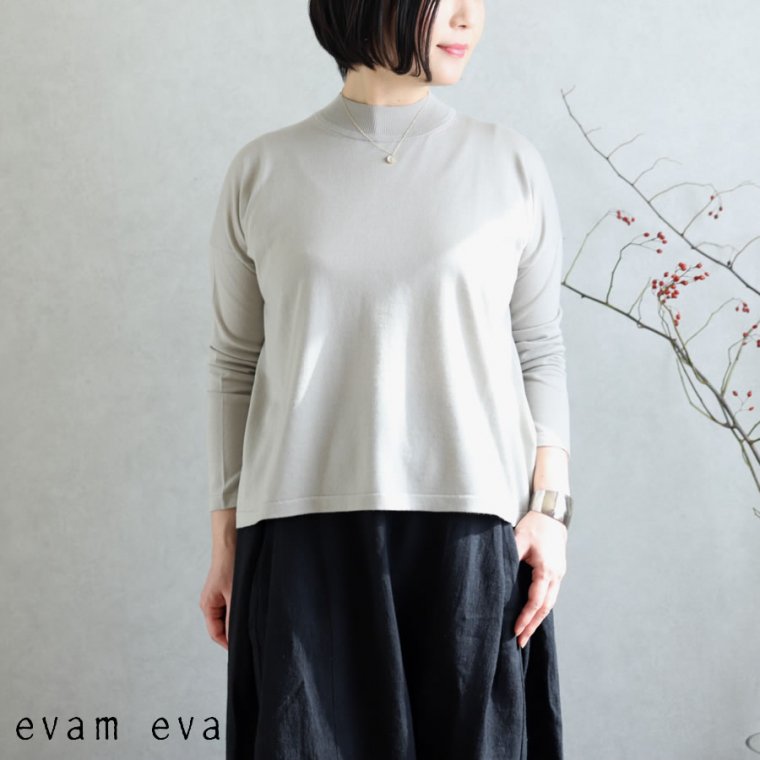 evam eva(エヴァム エヴァ)【2020ss新作】 リネン ドロップポケットローブ / linen drop pocket robe  antique white(06) E201T146 - lizm