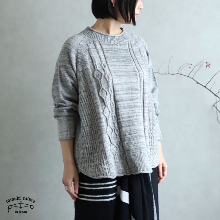 tamaki niime(ޥ ˥) ڿ only one PO knit Ƥ åȥ100% 