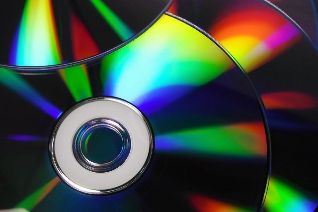 干渉色　CD表面
