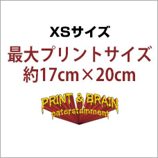 XSサイズ(約17cm×20cm)