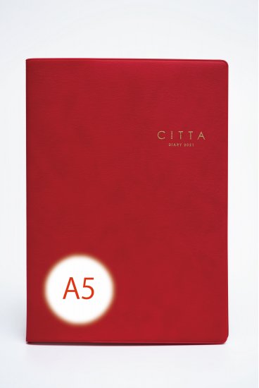 Citta手帳21年度版 年10月始まり A5 ルージュレッド 未来を予約する手帳 Citta Diary