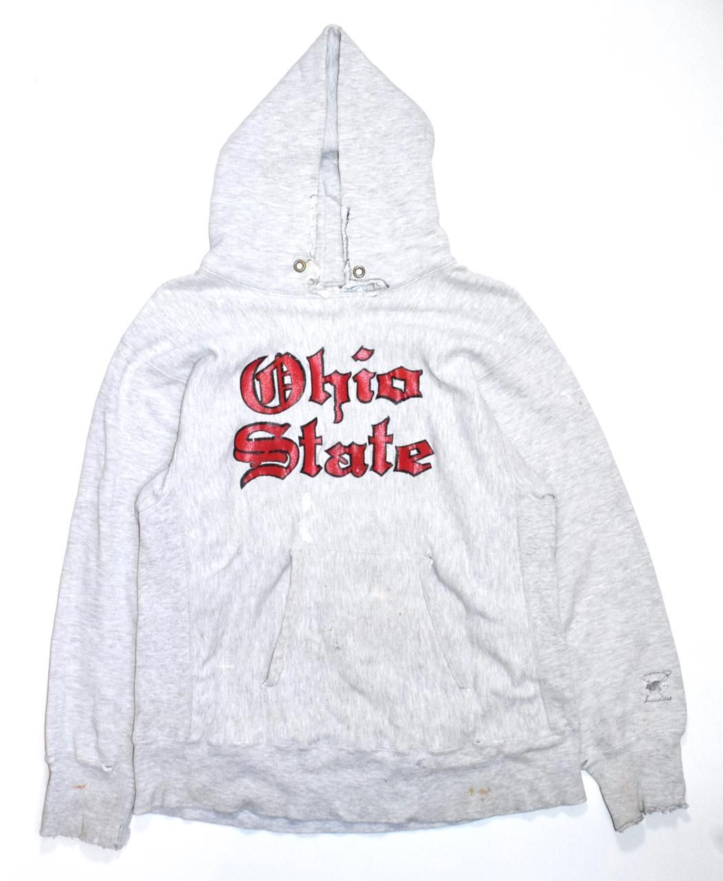 Very Goods | 80s CHAMPION 'Ohio State' REVERSE WEAVE Hoodie L MADE