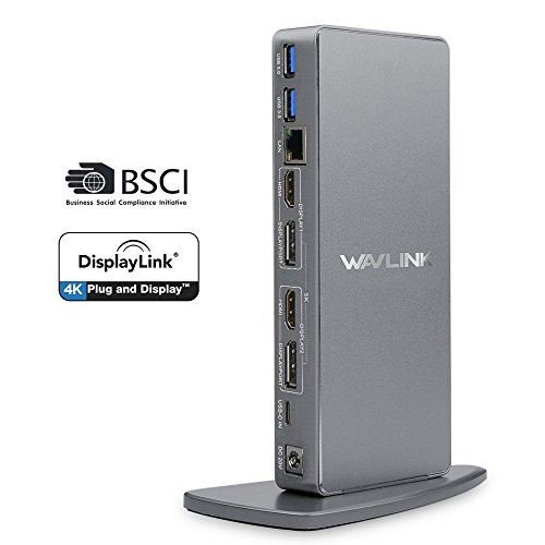 WAVLINK USB C ウルトラ5K ドッキングステーション デュアル4K