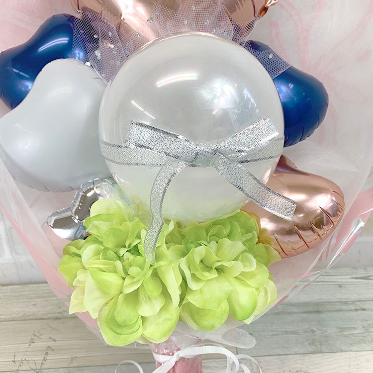 Wedding花束 結婚祝い ウェディング 電報 祝電 メッセージ サプライズ 花束 ブーケ バルーンバンチ Sweet Heart Balloon