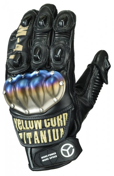 YG-191 Leather Glove 【BLACK/GOLD】 YELLOW CORN Official web shop
