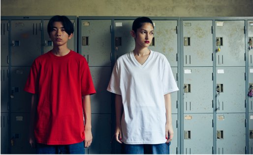 タートルネックビッグTシャツ - 久米繊維オンラインショップ | 日本製 