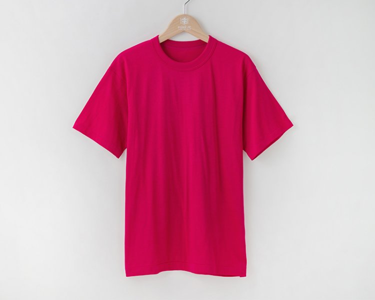 01tシャツ 半袖 ワインピンク 久米繊維オンラインショップ 日本製 国産 無地tシャツ