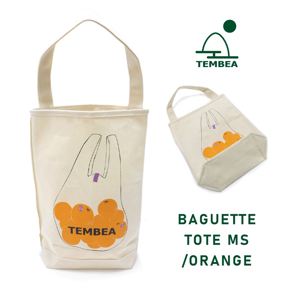 TEMBEA】BAGUETTE TOTE MS/ORANGE -TMB-1758H