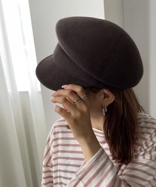 フェルトキャスケット