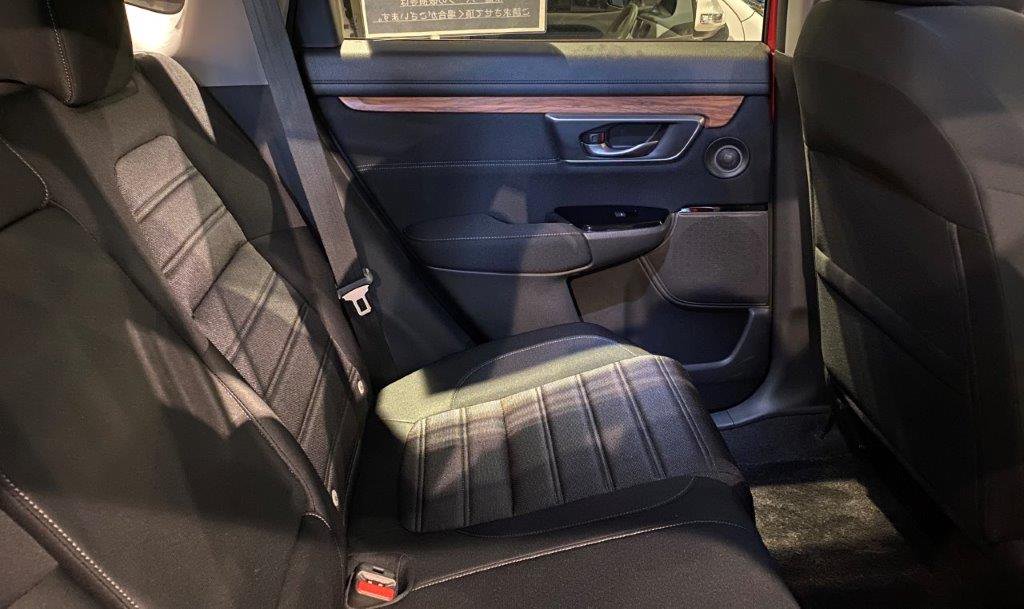 CR-Vの後部座席 角度