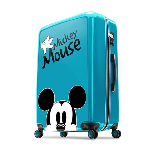 ディズニー Disney ミッキー Mickey Deseno スーツケース ジッパー Sサイズ レイクブルー