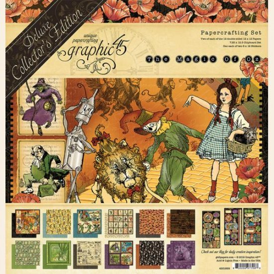 G45 Dce Papercrafting Set Magic Of Oz 12 12 Yu You