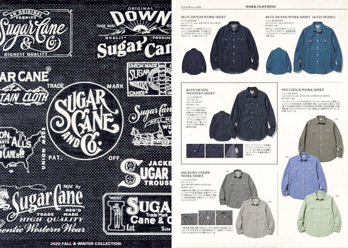 シュガーケーン SUGAR CANE [SC27852]　長袖 ブルーデニム ワークシャツ BLUE DENIM L/S WORK SHIRT