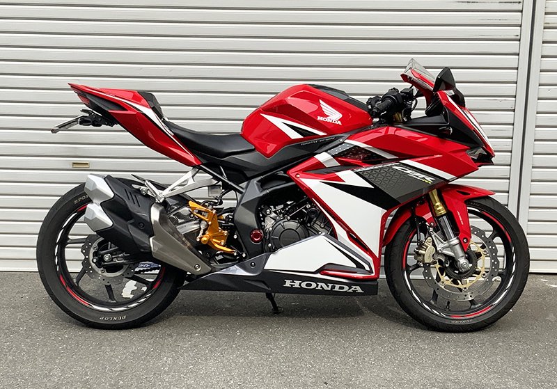 Cbr250rr Mc51 バックステップ赤 Abs対応3ポジション レーシング用6ポジション Sniper スナイパー Sp0096r