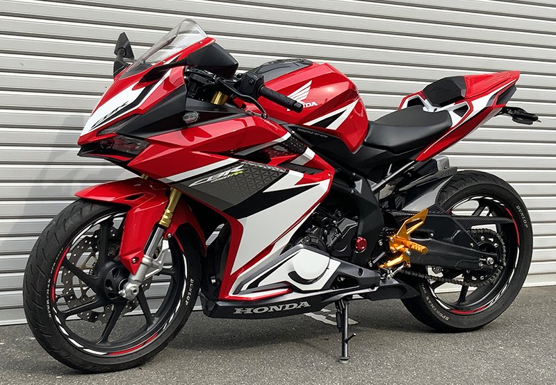 Cbr250rr Mc51 バックステップ赤 Abs対応3ポジション レーシング用6ポジション Sniper スナイパー Sp0096r