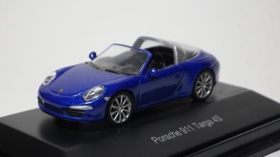 Sh ポルシェ 911 タルガs4 青メタ ル プティ モンド 小さな世界へようこそ ジオラマ ミニカー 鉄道模型の専門店