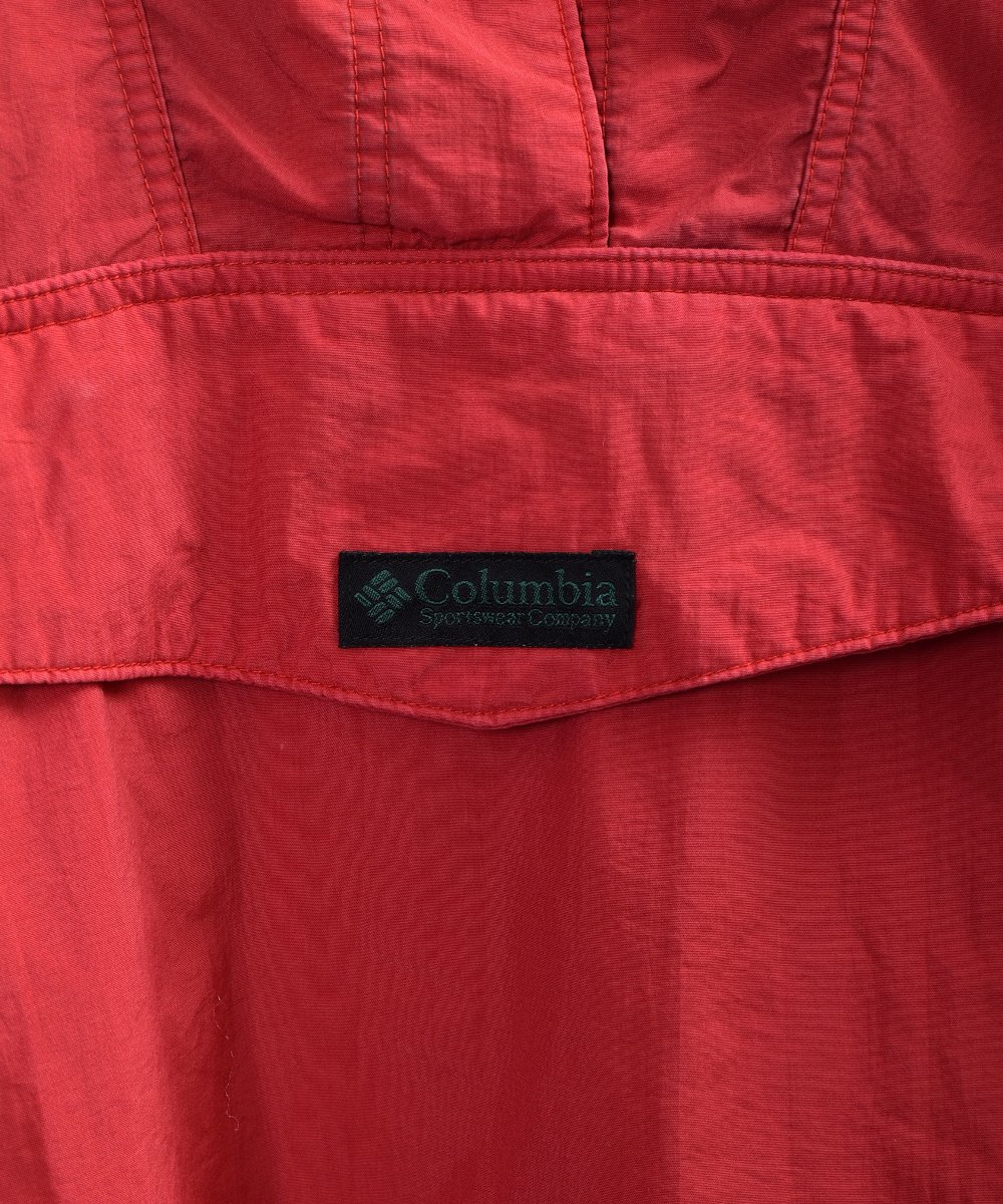 Columbia Nylon Anorak Parker コロンビア ナイロンアノラックパーカー レッド系 古着のネット通販サイト 古着屋グレープフルーツムーン Grapefruitmoon Onlineshop ヴィンテージアイテム レトロファッション