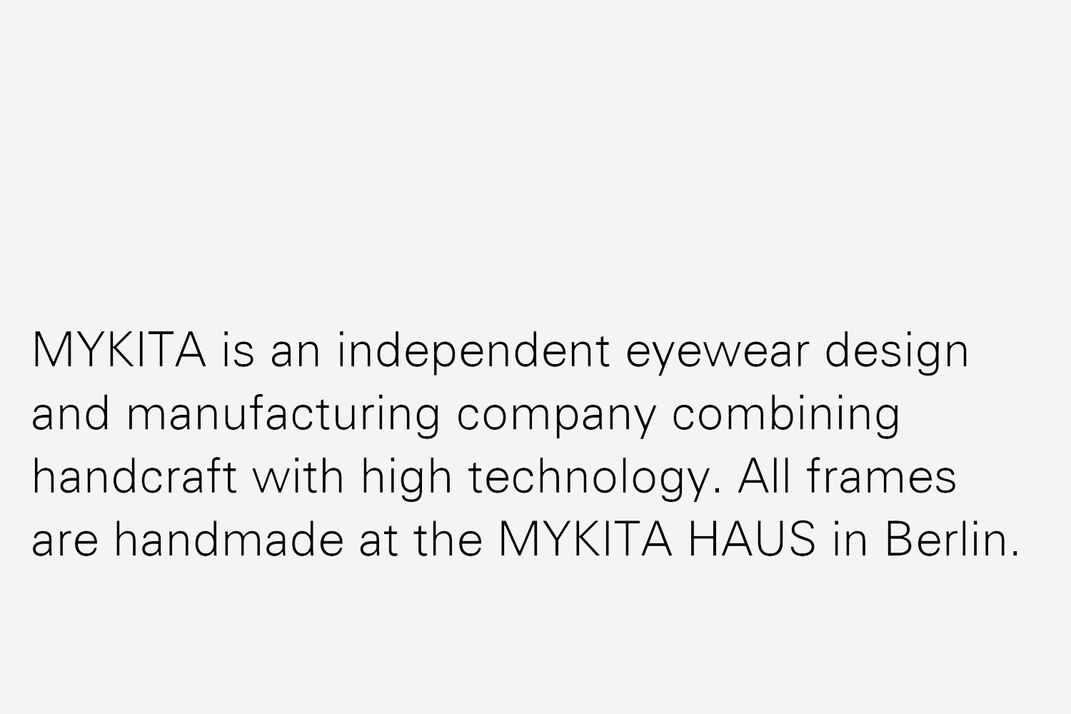 MYKITA マイキータのメガネ・サングラス通販サイト | アイウェア