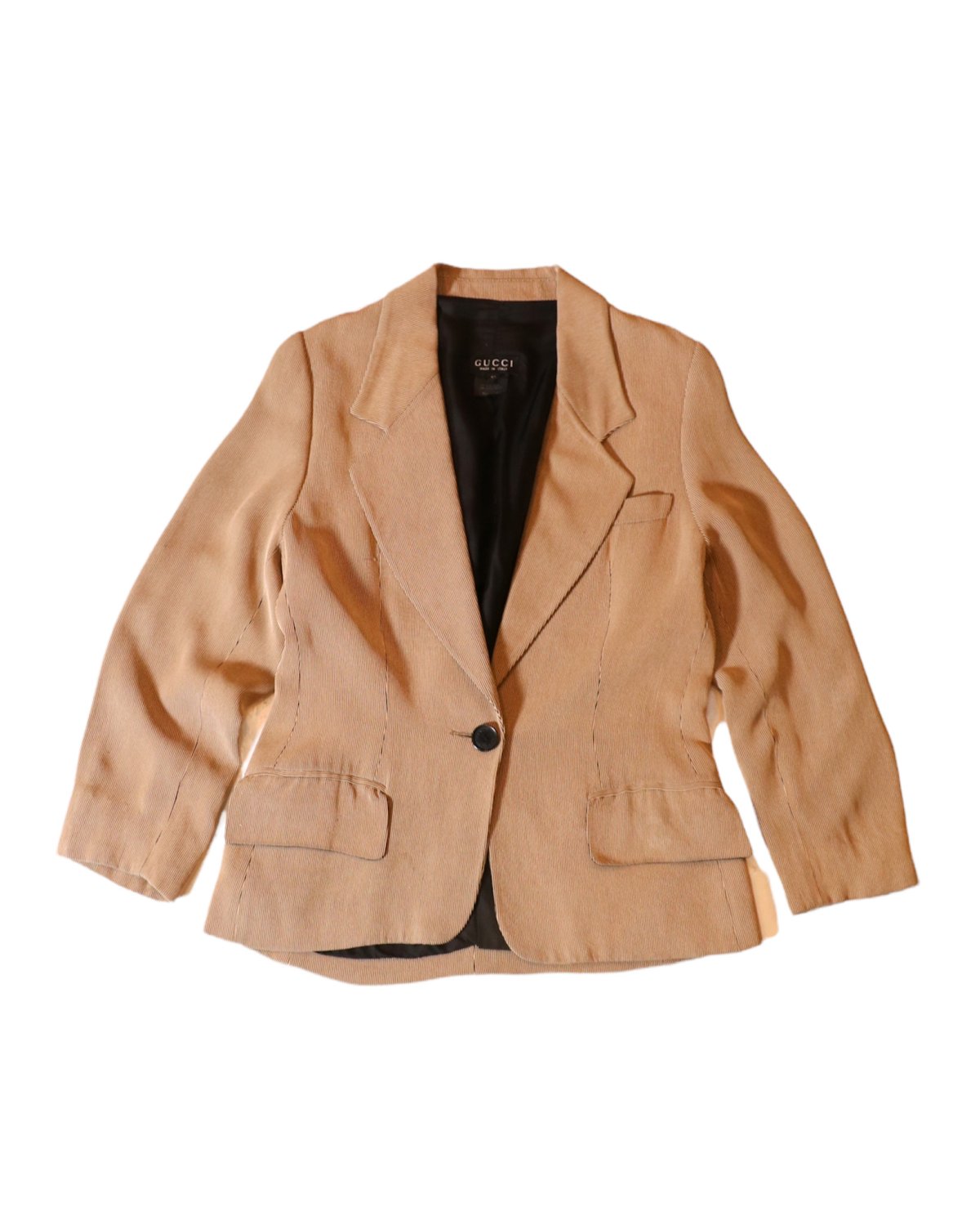“GUCCI” Rayon ×Acetate Tailored Jacket