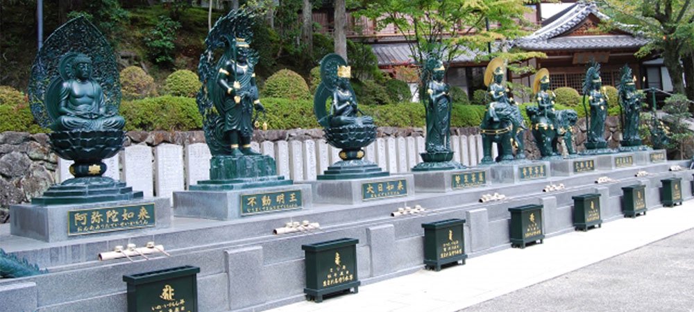 橋本漆芸のECサイトの八体仏のTOP画像