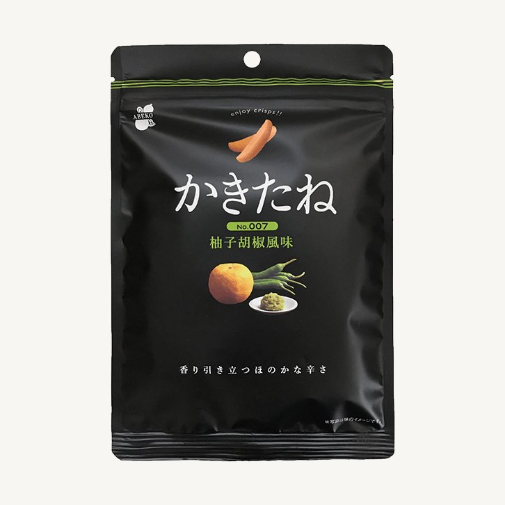 かきたね Basic007柚子胡椒風味 - ご飯のお供のお取り寄せ・ギフト｜阿部幸製菓株式会社