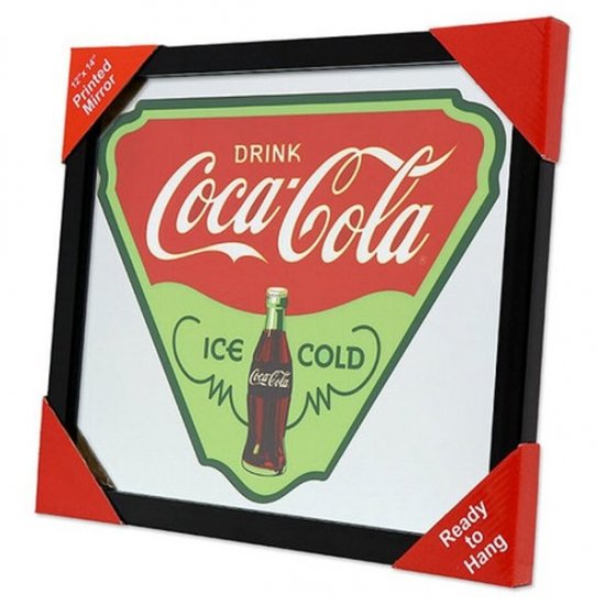 パブミラー】Coca-Cola Mirror コカコーラ - 鏡(壁掛け式)