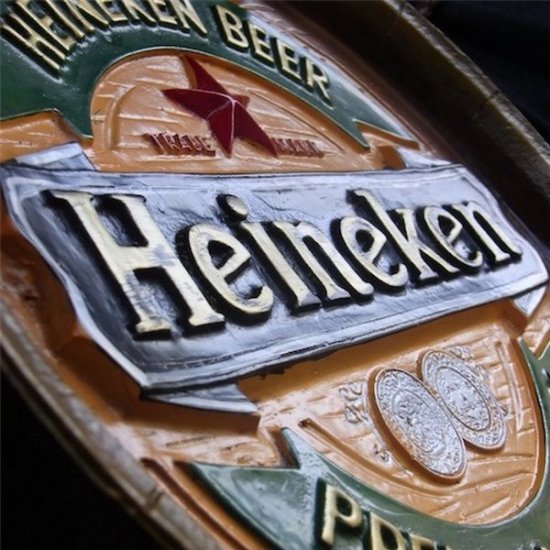 ハイネケン樽底壁掛け看板 Heineken アメリカン雑貨 アメリカ雑貨 
