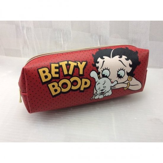 ベティーちゃん Betty Boop ベティちゃん 2ルーム ペンポーチ（レッド） ペンケース 筆箱 小物入れ [BET-015] - ちゃんぷ