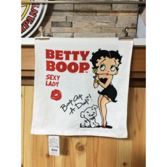 ベティーちゃん ベティブープbetty Boop ベティハンドタオル 003 Sexy Whiteベティ ベティブープ ベティちゃん ベティーちゃん ちゃんぷ