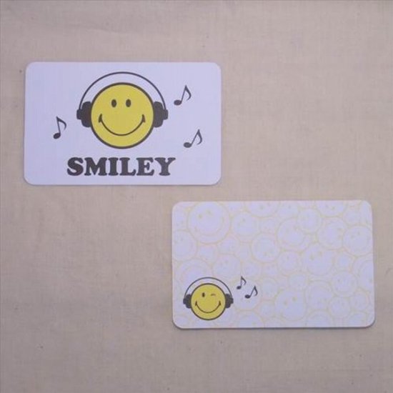 スマイル ニコちゃん Smiley ミニメッセージカード Anb 56 ヘッドフォン アメリカ雑貨 アメ雑 アメリカン雑貨 ちゃんぷ