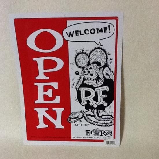 ラットフィンク Rat Fink メッセージボード オープン&クローズド