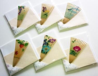 水うちわ まりんか I-MUM - 美濃和紙通販 美の紙工房