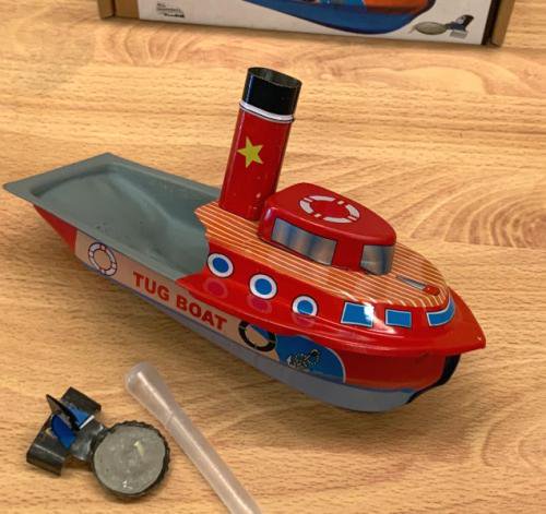 スピードボート　OCEAN B-619 ブリキ　おもちゃ