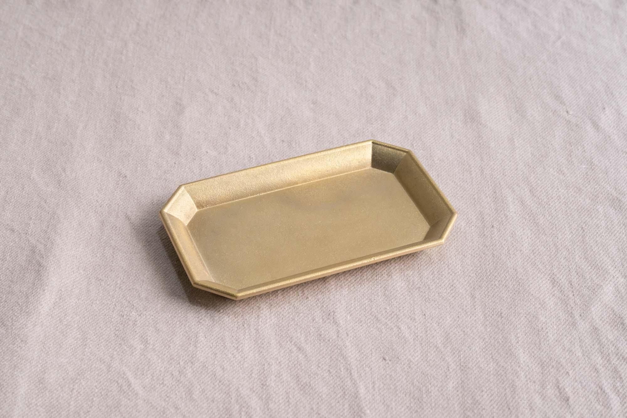 文具トレイ（中）｜FUTAGAMI｜真鍮｜紡ぎ舎（つむぎや）