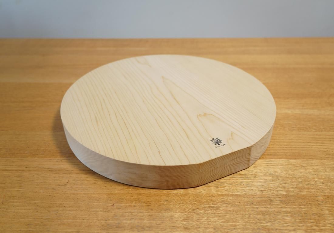 青森ヒバまな板　一枚板・大きな丸／CUTTING BOARD Round - ヒバコレ -hiba collection-