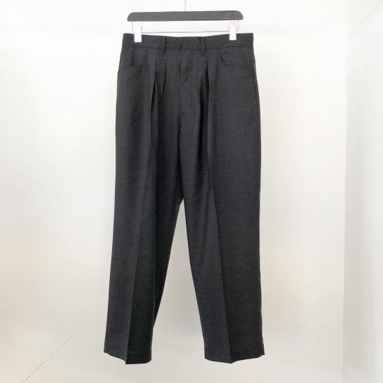 [FARAH] Two-Tuck Wide Tapered Pants Tropical Wool - MOLDNEST