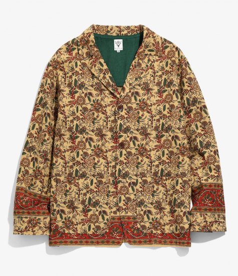 [SOUTH2 WEST8]PEN JACKET - BATIK PT. / FLORAL - MOLDNEST