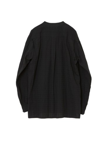 [MATSUFUJI]Dobby Check Pullover Shirt - MOLDNEST