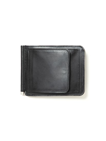 nonnative] DWELLER WALLET WITH MONEY CLIP COW LEATHER - MOLDNEST