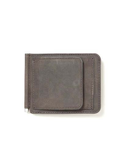 nonnative] DWELLER WALLET WITH MONEY CLIP COW LEATHER - MOLDNEST