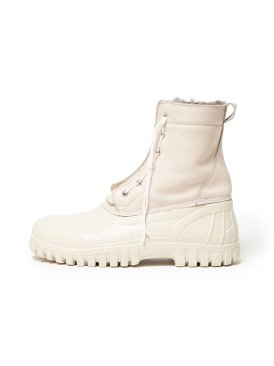 <img class='new_mark_img1' src='https://img.shop-pro.jp/img/new/icons47.gif' style='border:none;display:inline;margin:0px;padding:0px;width:auto;' />[nonnative]WORKER ZIP DUCK BOOTS COW LEATHER WITH RUBBER SOLE